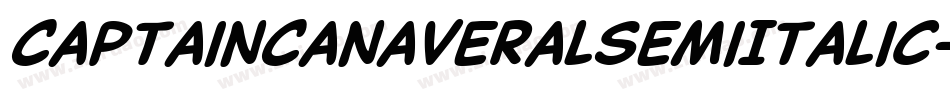CaptainCanaveralsemiItalic-MaMY字体转换