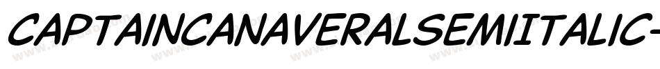 CaptainCanaveralsemiItalic-MaMY字体转换