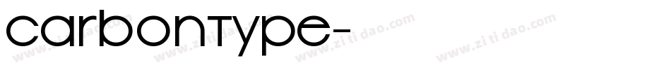 CarbonType字体转换