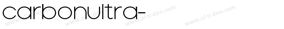 CarbonUltra字体转换