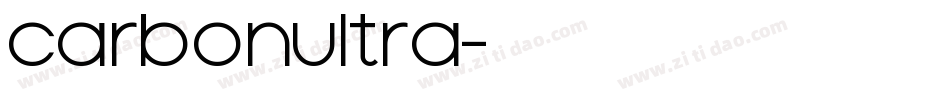 CarbonUltra字体转换