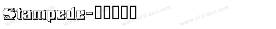 Stampede字体转换