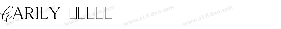 Carily字体转换