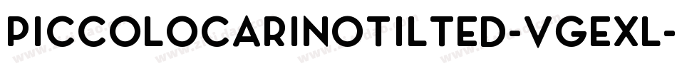 PiccoloCarinoTilted-VGEXl字体转换