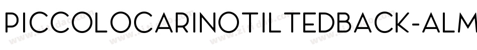 PiccoloCarinoTiltedBack-ALmVp字体转换