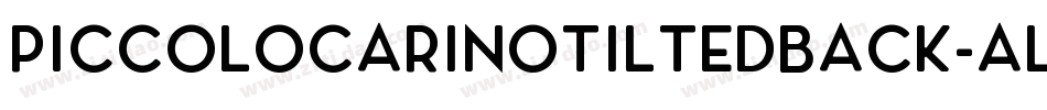 PiccoloCarinoTiltedBack-ALmVp字体转换