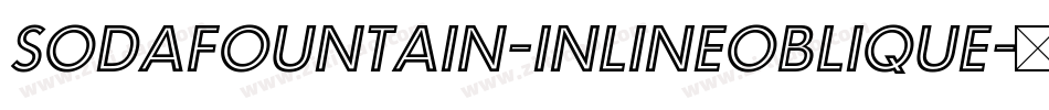 SodaFountain-InlineOblique字体转换