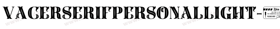VacerSerifPersonalLight-66Ag字体转换