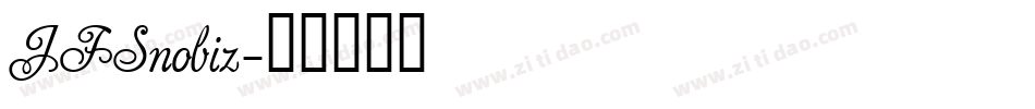 JFSnobiz字体转换