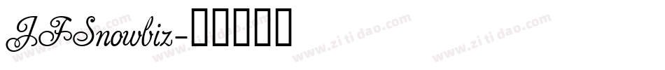 JFSnowbiz字体转换