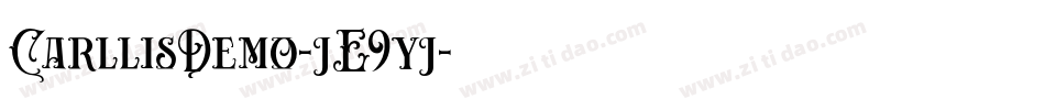 CarllisDemo-jE9yj字体转换