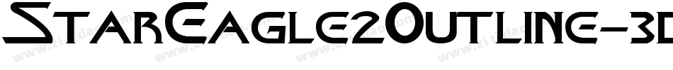 StarEagle2Outline-3de8字体转换
