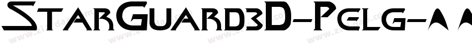 StarGuard3D-Pelg字体转换
