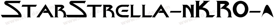 StarStrella-nKRO字体转换