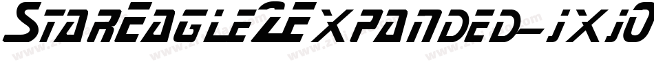StarEagle2Expanded-jxj0字体转换