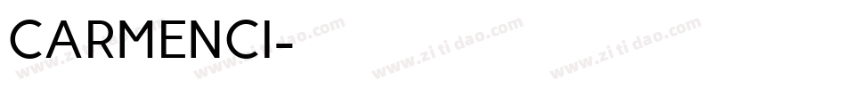 CARMENCI字体转换