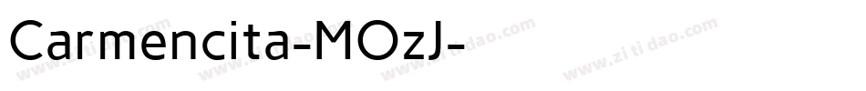 Carmencita-MOzJ字体转换