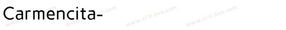 Carmencita字体转换