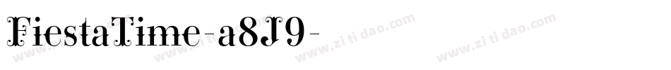 FiestaTime-a8J9字体转换