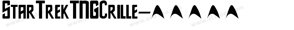 StarTrekTNGCrille字体转换
