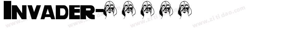 Invader字体转换
