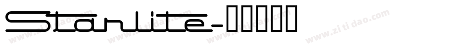 Starlite字体转换