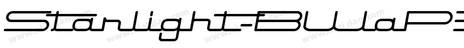 Starlight-BWaP3字体转换