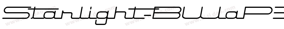 Starlight-BWaP3字体转换