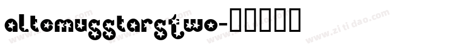 AltemusStarsTwo字体转换