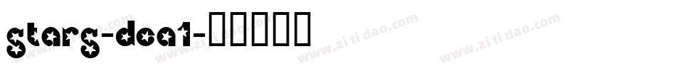 Stars-DEa1字体转换
