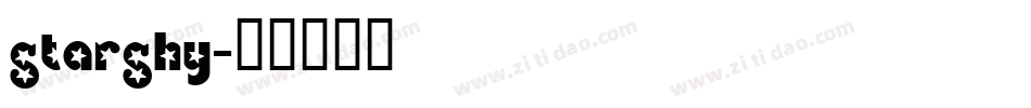 Starshy字体转换