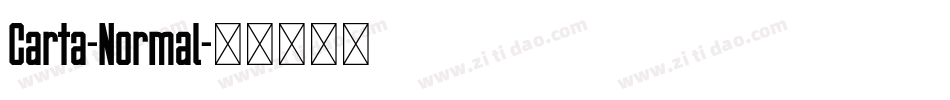 Carta-Normal字体转换