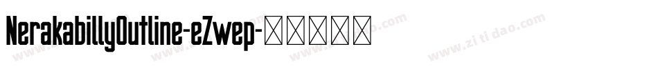 NerakabillyOutline-eZwep字体转换