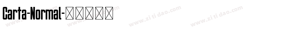 Carta-Normal字体转换