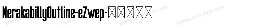 NerakabillyOutline-eZwep字体转换