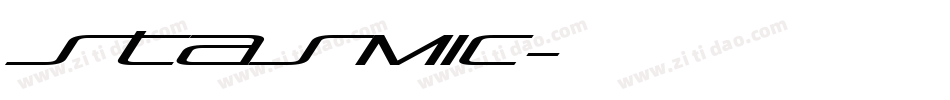 Stasmic字体转换