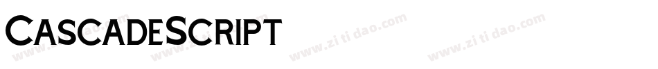CascadeScript字体转换