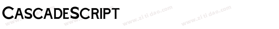 CascadeScript字体转换
