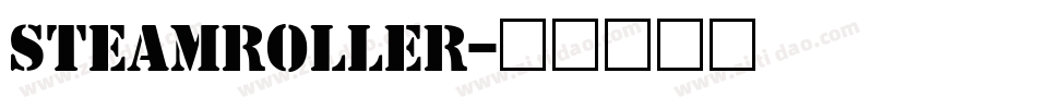 Steamroller字体转换