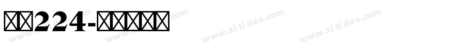 字魂224字体转换