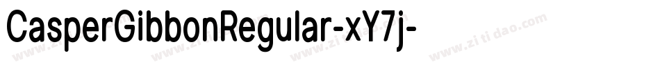 CasperGibbonRegular-xY7j字体转换