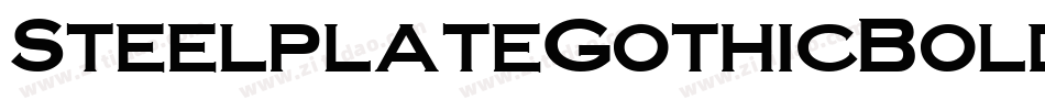SteelplateGothicBold字体转换