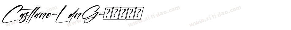 Casttano-LdnG字体转换