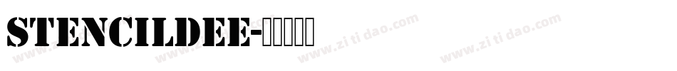 StencilDEE字体转换