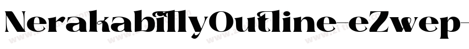 NerakabillyOutline-eZwep字体转换