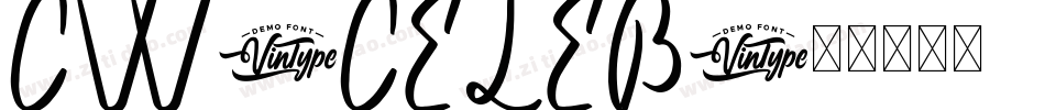CW_CELEB字体转换