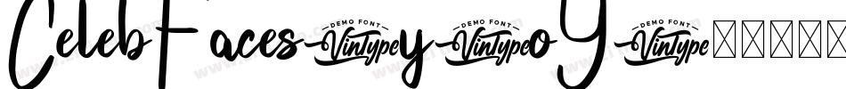 CelebFaces-y0oY字体转换