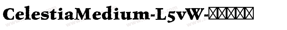 CelestiaMedium-L5vW字体转换
