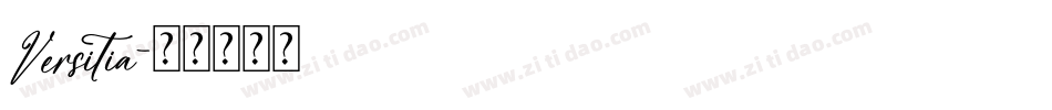 Versitia字体转换