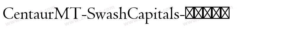 CentaurMT-SwashCapitals字体转换